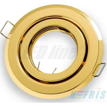 Bodové svítidlo PREMIUMLUX Podhledové bodové svítidlo BETA zlatá + patice, LUX01223