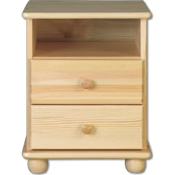 Noční stolek SN105 dřevěný noční stolek masiv borovice Drewmax (Kvalitní nábytek z borovicového masivu)