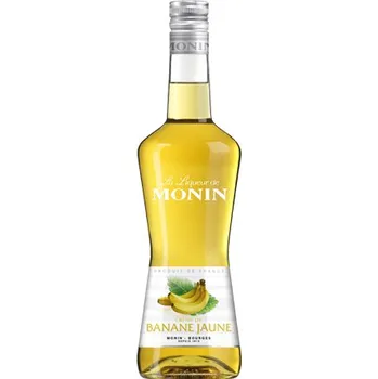 Sirup Monin liqueur banane 20% 0,7 l (holá láhev)