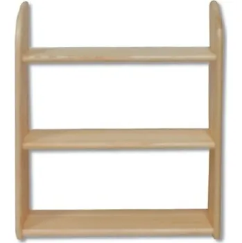 police PK111 dřevěná police z masivní borovice Drewmax (Kvalitní nábytek z borovicového masivu)