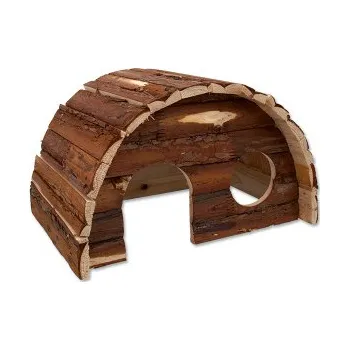 Domek SMALL ANIMAL Hobit dřevěný 15×10×9cm