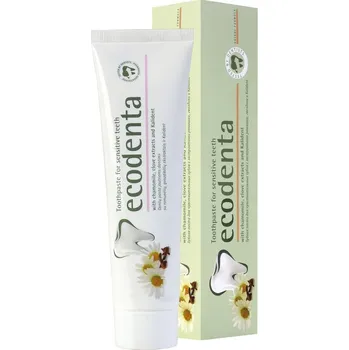zubní pasta Ecodenta zubní pasta pro citlivé zuby s heřmánkem, hřebíčkem a Kalidentem