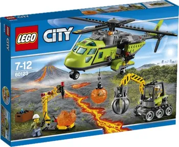Stavebnice LEGO LEGO 60123 City sopečná zásobovací helikoptéra