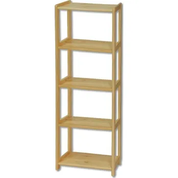 Knihovna RG123 dřevěný regál z masivní borovice Drewmax (Kvalitní nábytek z borovicového masivu)