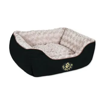 Pelíšek pro psa Pelíšek SCRUFFS Wilton černý 50×40cm