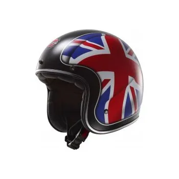 Helma na motorku LS2 Bobber Union Jack OF583 modrá/červená XS