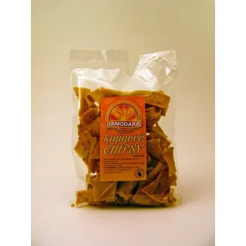Chips Luštěninové chipsy s kmínem 100g DAMODARA