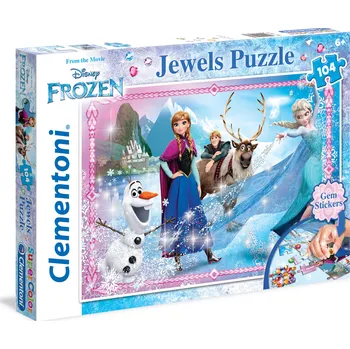 Puzzle Clementoni Supercolor Klenoty Ledové Království 104 dílků