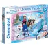 Puzzle Clementoni Supercolor Klenoty Ledové Království 104 dílků