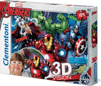 3D puzzle Clementoni Puzzle 3D Avengers 104 dílků