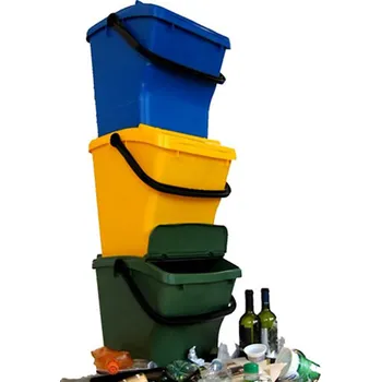 Odpadkový koš Odpadkový koš Urba Plus sestava (Odpadkový koš Urba Plus sestava žlutá, modrá, zelená)