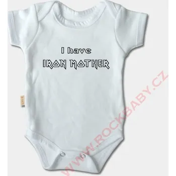 Kojenecký body Kojenecké body krátký rukáv - Iron mother BK-13