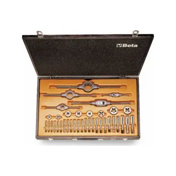 Závitořezný nástroj Sada závitníků a závitových oček UNC 1/4-3/4"BETA 446ASC/C37, 37
