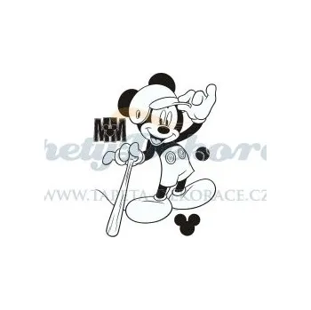 Samolepící dekorace Samolepicí dekorace Mickey mouse velour AGF00860 (65 x 85 cm) AG Design