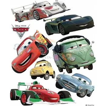 Samolepící dekorace Dekorace na zeď Disney 65x85cm Cars 3 AGF00886