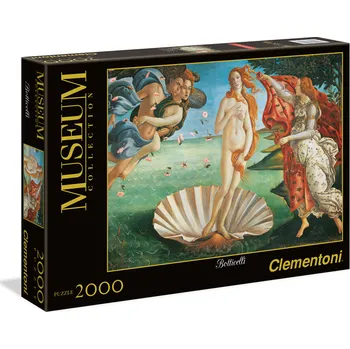 Puzzle Clementoni Puzzle Museum Botticelli: Zrození Venuše 2000 dílků