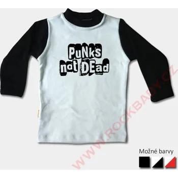 Chlapecké tričko Dětské tričko dlouhý rukáv - Punks not dead TD-25