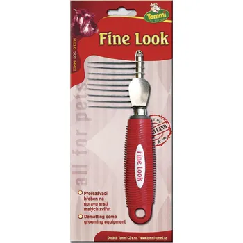 Péče o srst a drápky Fine Look red image prořezávač 9 zubů