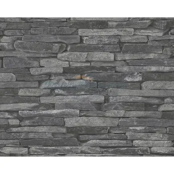 Tapeta Vliesová tapeta na zeď Wood´n Stone 9142-24 kámen, břidlice, 914224 / A.S.Création (0,53 x 10,05 m)