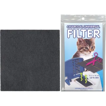 Toaleta pro kočku Univerzální pachový filtr do toalet pro kočky, 15,5 x 16cm
