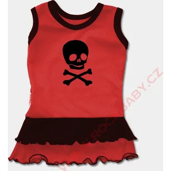 Dívčí šaty Dětské šaty - Lebka SH-17
