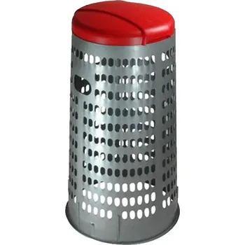 Odpadkový koš Stojan na odpadkové pytle červený (Stojan na odpadkové pytle 110 L červený)