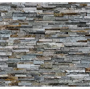 Tapeta Stěnový obklad Ceramics šedobéžová 270-0161 štípaný kámen šířka 67,5 cm, metráž / vinylový koupelnový a kuchyňský stěnový obklad 2700161 D-c-fix