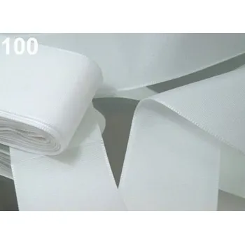 Stuha Stuha taftová šíře 52 mm 100 bílá