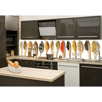 Fototapeta Samolepicí fototapeta do kuchyně lžíce KI260-005 / Fototapety mezi kuchyňskou linku Spoons Dimex (260 x 60 cm)