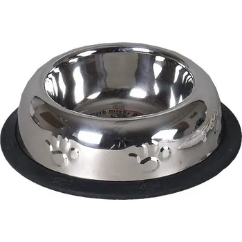 Miska pro psa Miska nerezová stabilní zdobená cat 0,3 l
