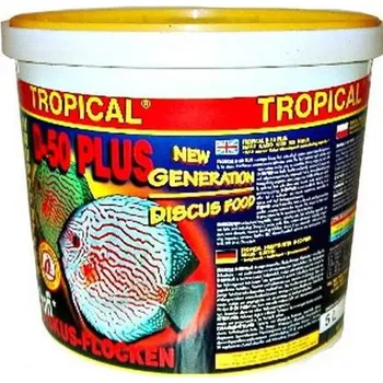 Krmivo pro rybičky TROPICAL D-50 Plus 5l vědro
