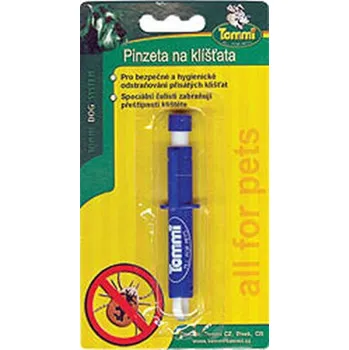 Pinzeta na klíšťata Vytahovač na klíšťata Tommi, plastový