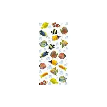 Samolepící dekorace Samolepicí plastická dekorace Colourful Fishes 59604 / Plastická samolepka Bellacasa Creative Crearreda (15 x 31 cm)