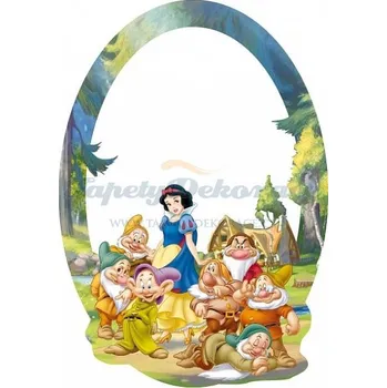Samolepící dekorace Samolepicí zrcadlová dekorace Disney Sněhurka DM2102 (15 x 21,5 cm) AG Design