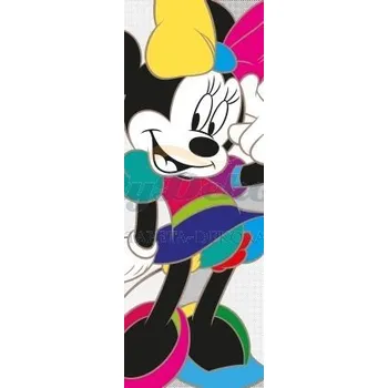 Fototapeta Fototapeta dětská 1-dílná / Fototapety dětské (202 x 73cm) Komar Disney Minnie Colorful 1-422