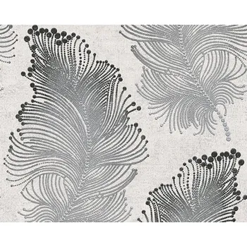 Tapeta Vliesová tapeta luxusní černá, bílá, metalická 96045-6 / Tapety na zeď 960456 Bohemian Burlesque AS (0,53 x 10,05 m) A.S.Création