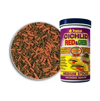 Krmivo pro rybičky TROPICAL Cichlid Red/Green Medium 250ml