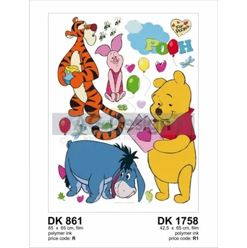 Samolepící dekorace Samolepící dekorace na zeď Disney Medvídek PÚ DK1758 (65 x 85 cm) AG Design