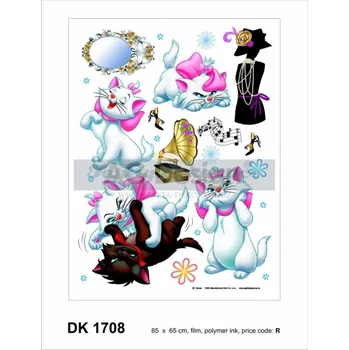 Samolepící dekorace Samolepící dekorace na zeď Disney Cats AGF1708 AG Design