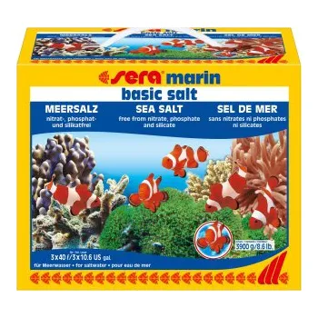 Akvarijní chemie sera mořská sůl basic 1 300 g