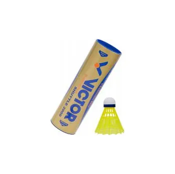 Badmintonový košíček Victor Nylon 2000 6ks žlutý - modrý