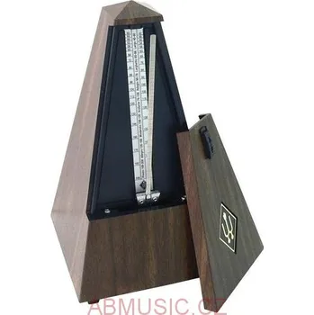 Příslušenství k hudebnímu nástroji Wittner Metronom - Pyramida Ořech se zvonkem (Klasický metronom)