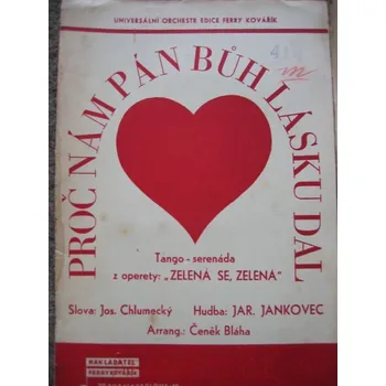 Noty pro orchestr - .Jankovec