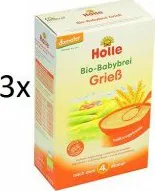 Holle Bio Krupičná kaše 3 × 250 g