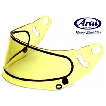 Helma na motorku Arai Arai GP-5 2D DUAL PANE dvojité plexisklo tear-off ready žluté Žlutá