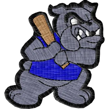 Nášivka Nášivka Buldog baseball zvířátka, dětské, psi, zvířata