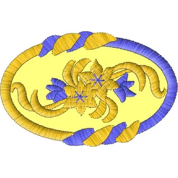 Nášivka Nášivka Kytka ovál květiny, nášivky, dětské