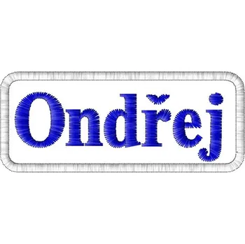 Nášivka Nášivka Ondřej nášivky mužských jmen, jmenovky