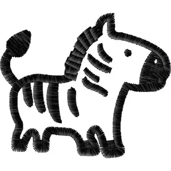 Nášivka Zebra zvířátka, dětské, cizokrajná, zvířata