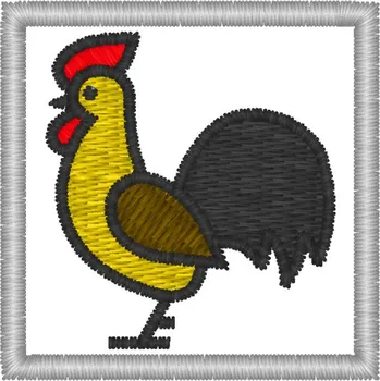 Nášivka Kohout zvířátka, dětské, značky pro mš, nášivky